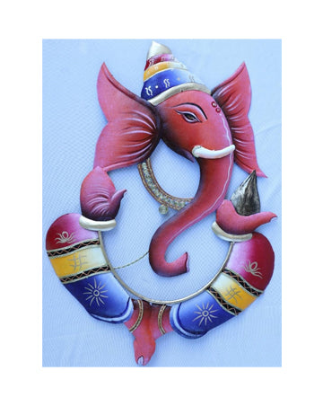 3D Colour Full Ganesha Wall Hangings, 25 Inch x 18 Inch