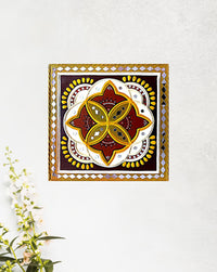 Exquisite Mandala Lippan Art, 12 Inch x 12 Inch