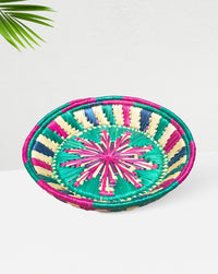 Handwoven Flat Basket, 4 Inch x 12 Inch