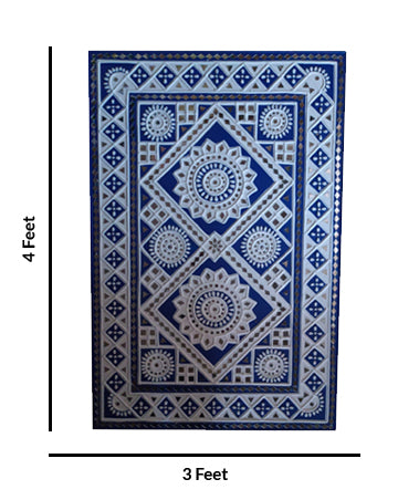Indian Lippan Art Wall Decor, 3 Feet x 4 Feet