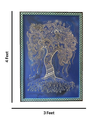 Tree of Life Lippan Art, 3 Feet x 4 Feet