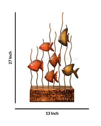 Metal Fish Art, 27 Inch x 13 Inch