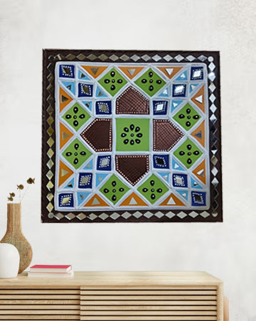 Mud And Mirror Crafts Clay Wall Frame, 3 Feet x 4 Feet